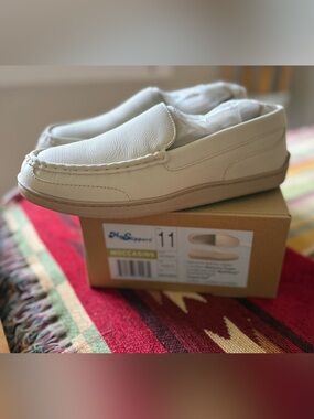 My Slippers Women’s Cream Casual Moccasin Slip-On Shoes